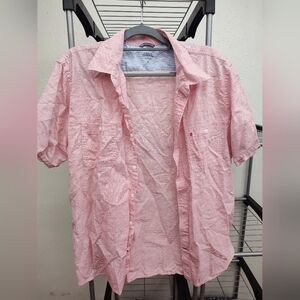 Izod Saltwater Relaxed Classics Size XL Light Red/White